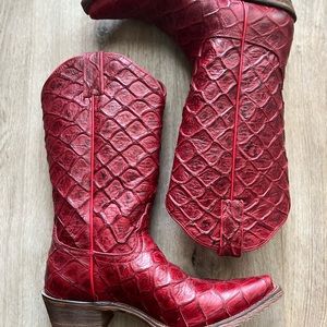 Red Cowboy Boots
